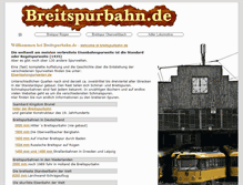 Tablet Screenshot of breitspurbahn.de